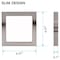 Luxrite 4 Inch Square LED Flush Mount Light 3 CCT Selectable 3000K-5000K 10W 600LM Dimmable Brushed Nickel LR23591 LR23679-1PK - alternate 3